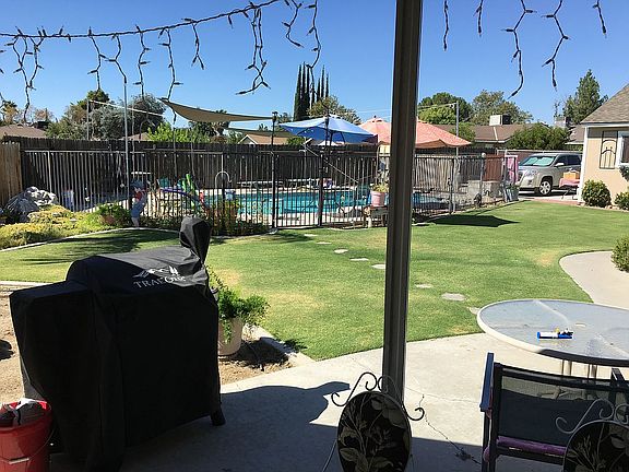 Large back yard 