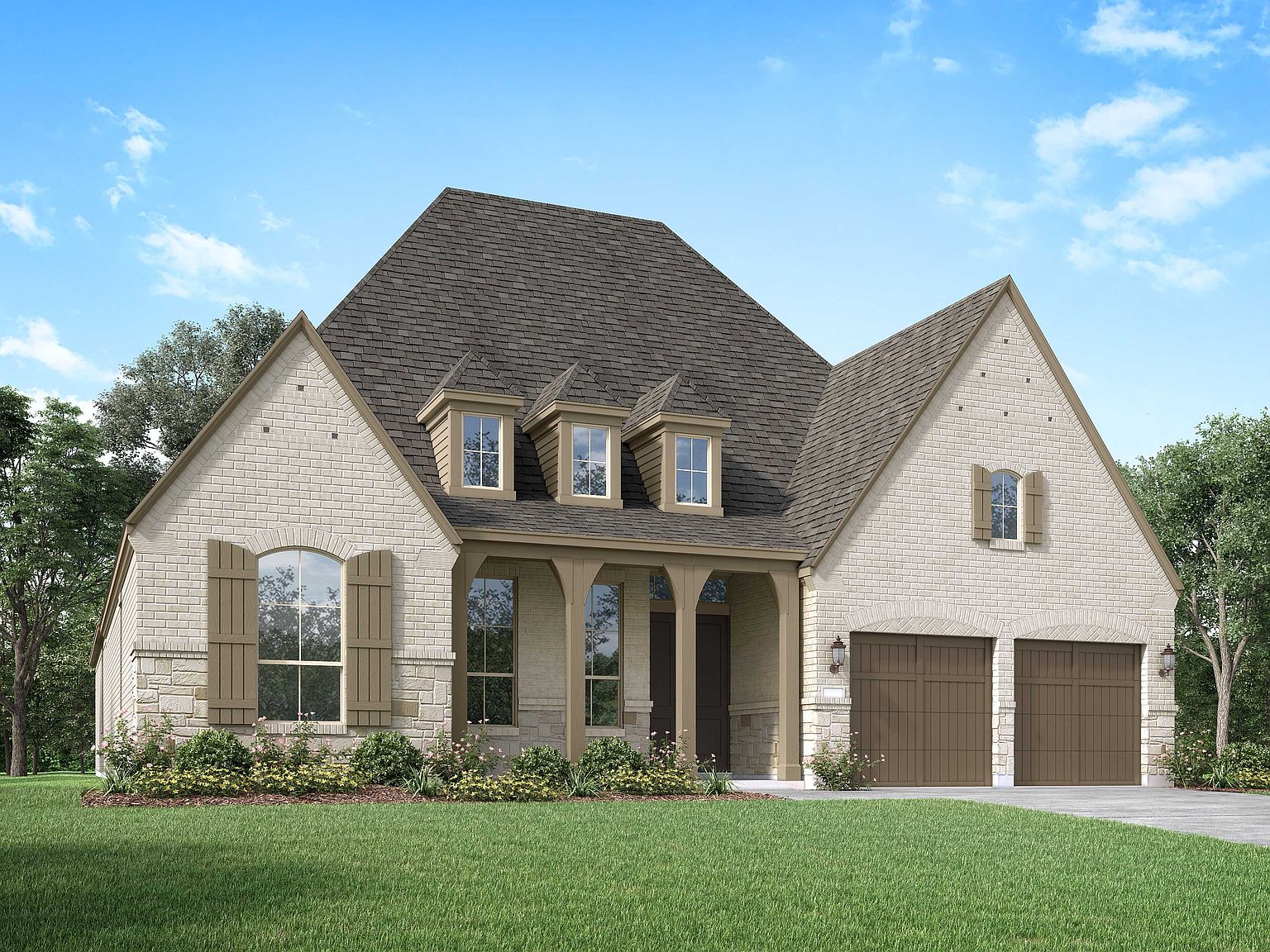 Plan 214 Plan, Woodforest Huntington: Noble Greens