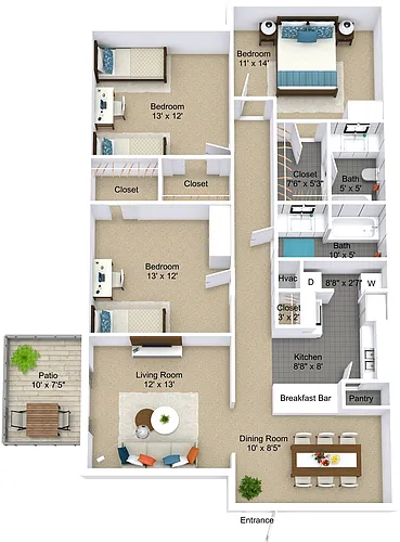 Floor plan The Willow
