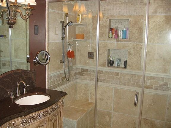 Master Bath with Steamer
