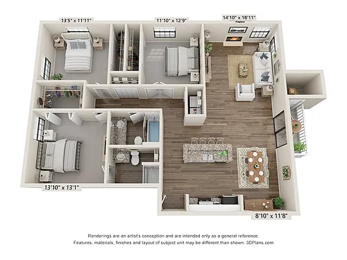 Floor plan The Dogwood