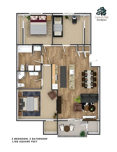 Floor plan 3 Bedroom