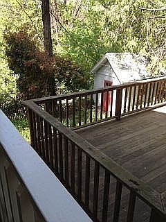 Deck, historical Miner Cabin