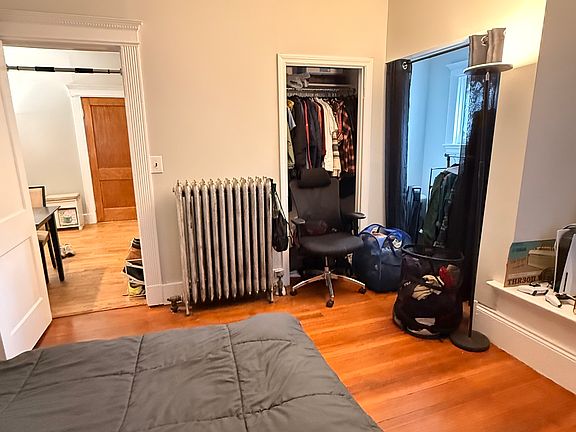 Living room with office space