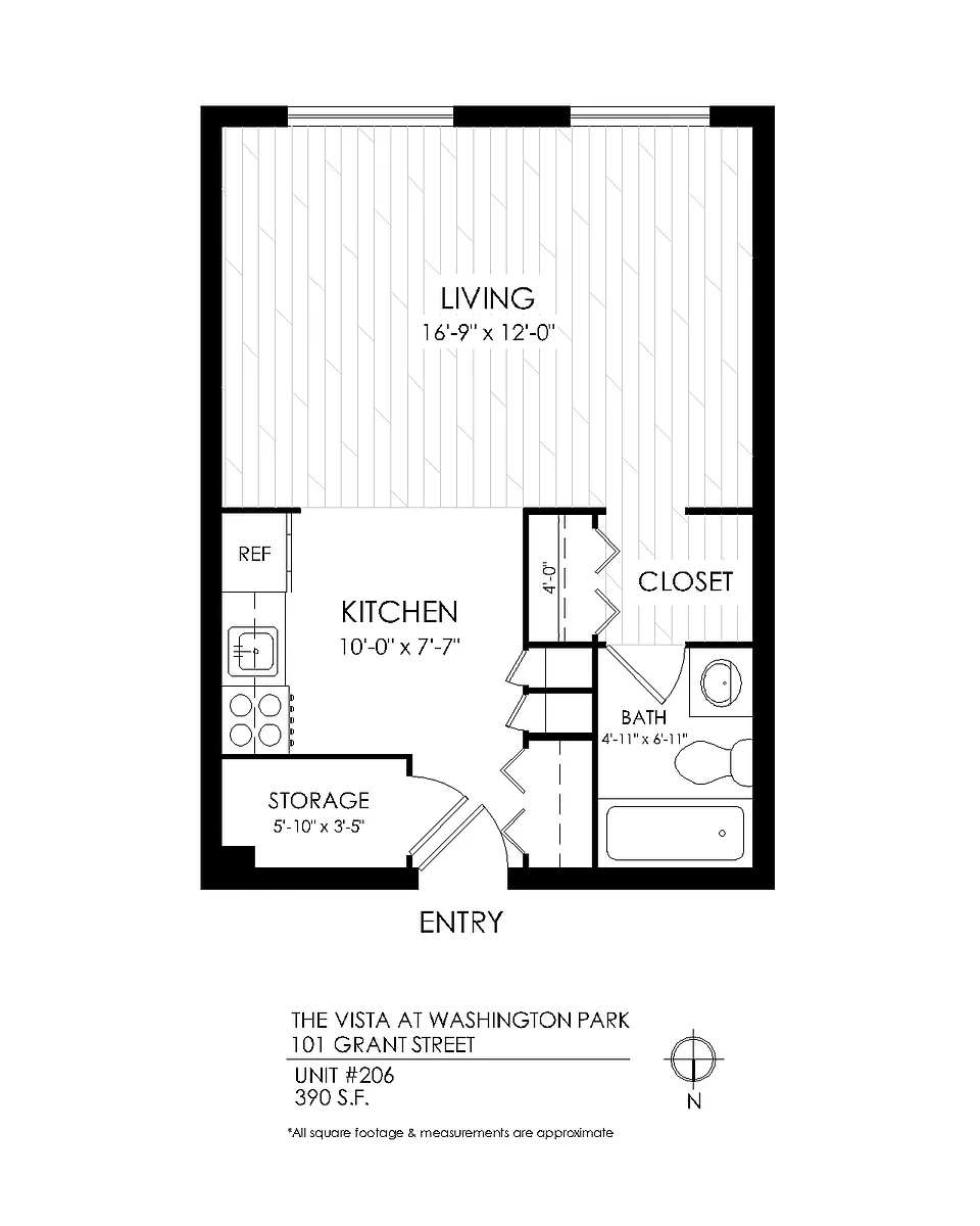 Floor plan Studio