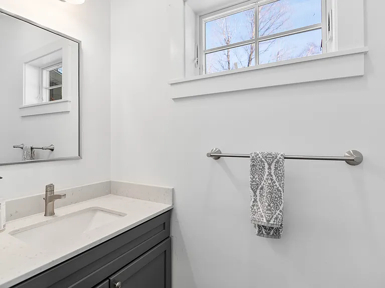 Main floor half bath