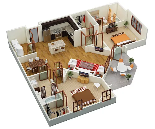 Floor plan Amalfi