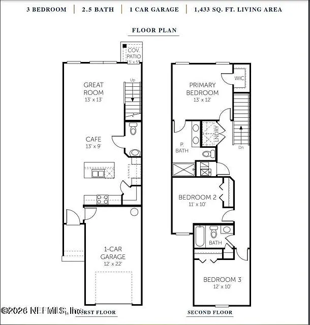 3 bed, 3.0 bath, 1442 sqft, $1,850 — Photo 2