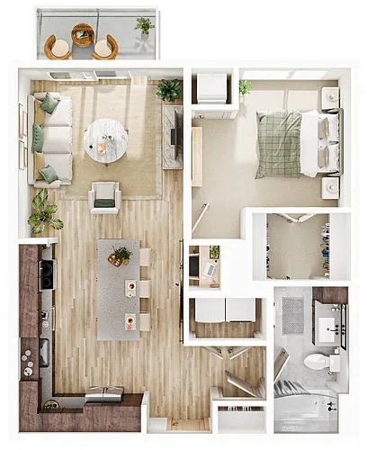 Floor plan B7