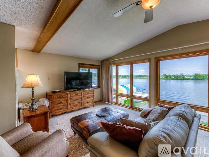 Master Bedroom Den with 60" TV