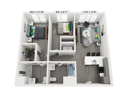 Floor plan M2B-2