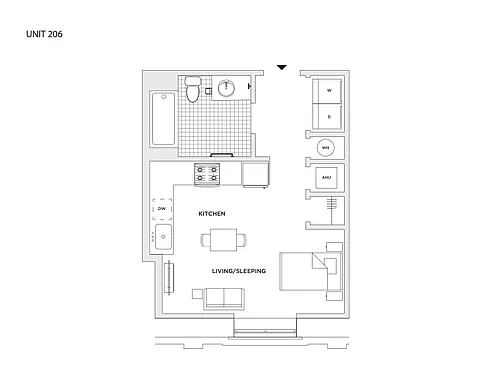 Floor plan Studio