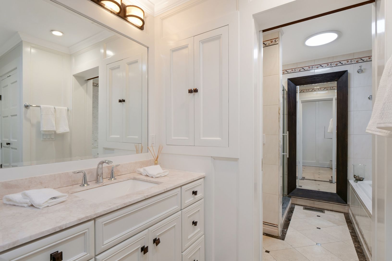  Master Bath with Jacuzzi Tub and Shower
