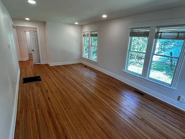New recessed lighting throughout the entire house