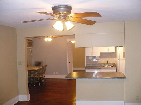 Dining room and kitchen from living room.