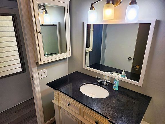 Remodeled bathroom.