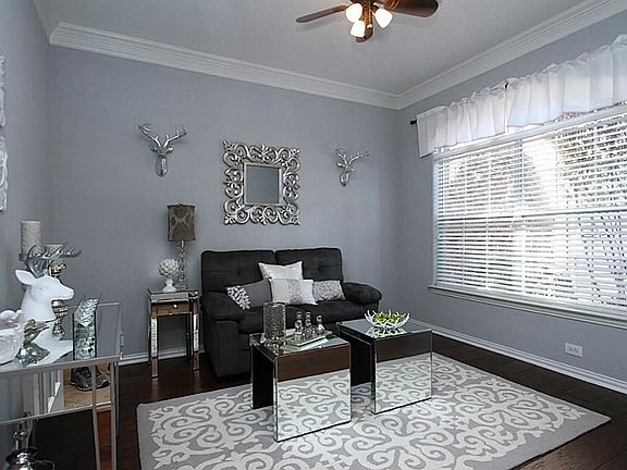 Wonderful retreat to unwind and relax. Neutral paint and wood scraped floors.