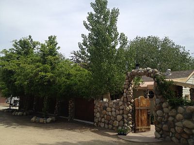 Front Stone Gate