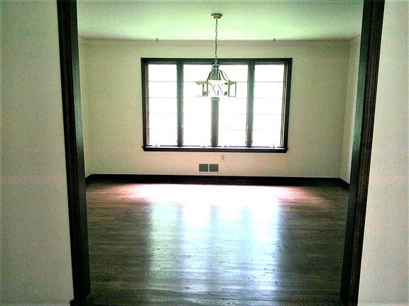 Dining Room with view of the woods and stream.