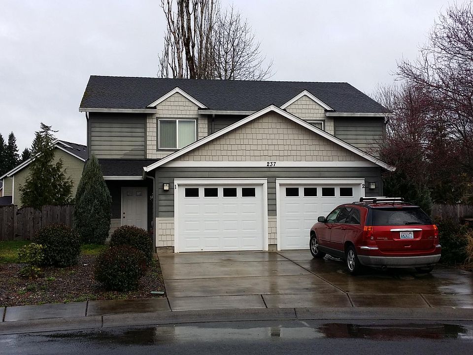 Front view and Driveway