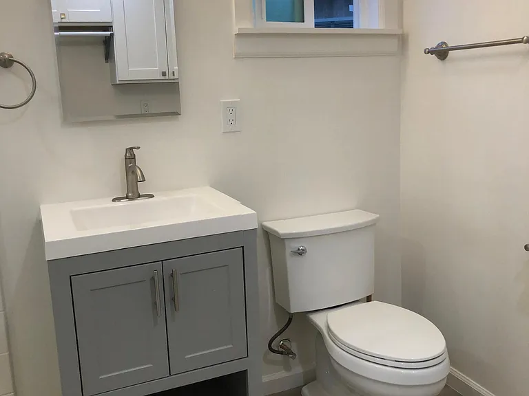 All new fixtures and cabinets.