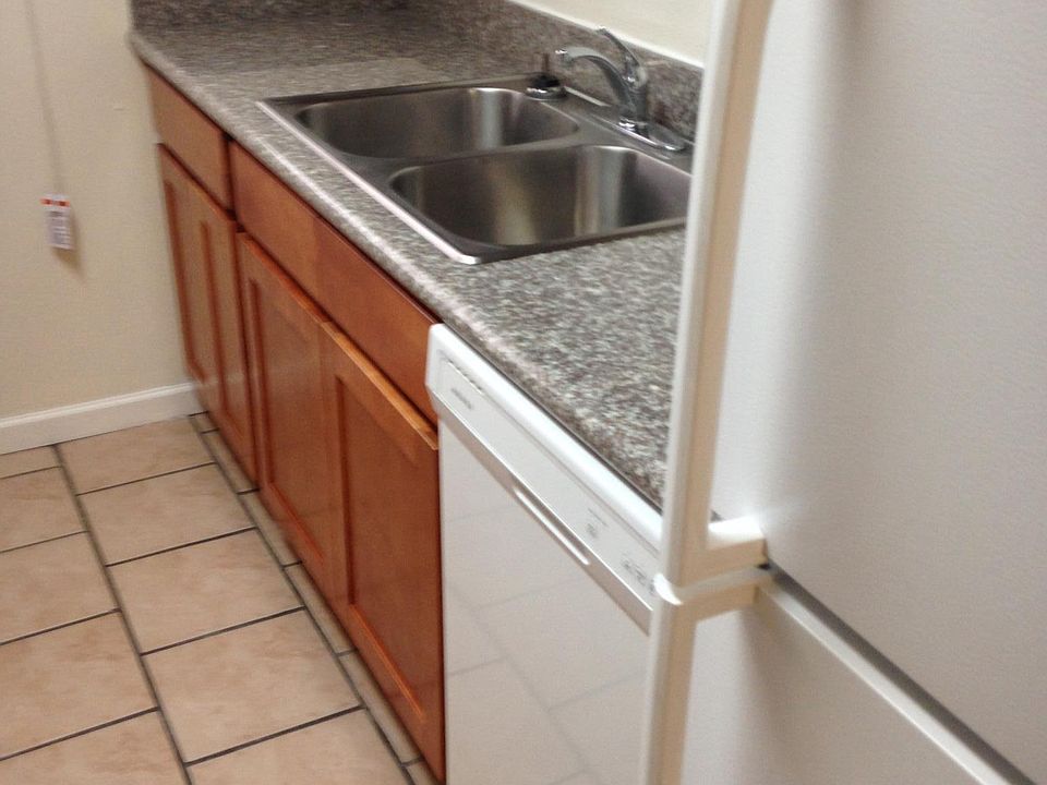 Granite countertops, dishwasher and refrigerator