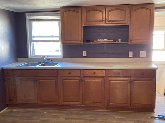 Kitchen with large counter area