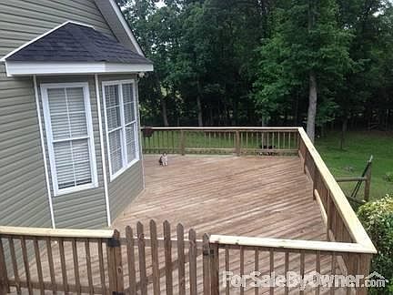 Side deck before new stain