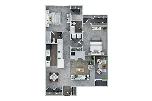 Floor plan Baldwin West