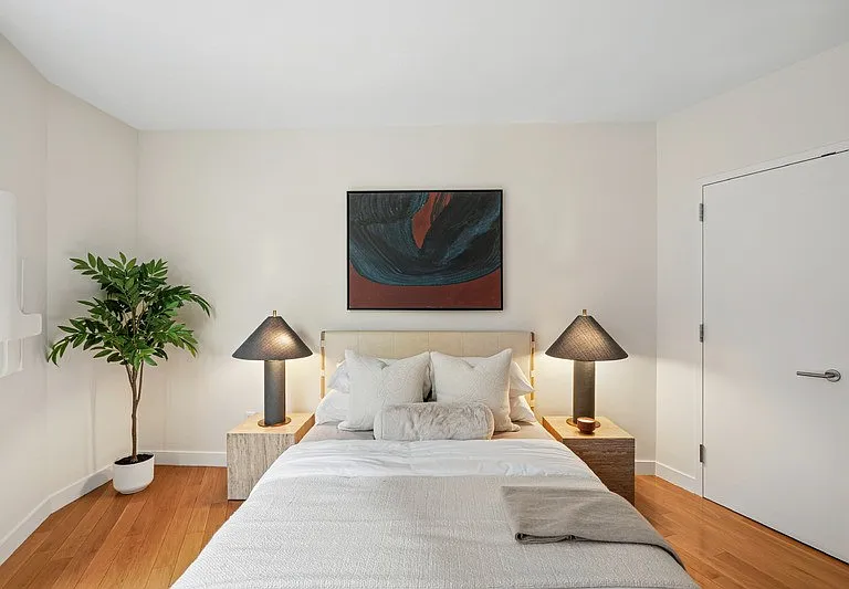 Step into tranquility at Arbor, where modern design meets comfort. This inviting bedroom, adorned with stylish lighting and serene decor, offers a perfect retreat. Elevate your living space and make this your home today!