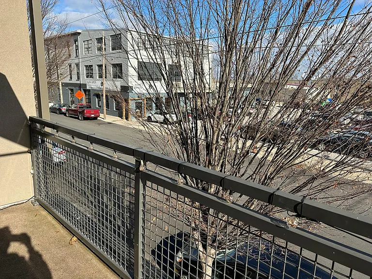 Balcony view, north