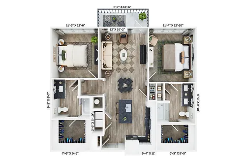 Floor plan B1