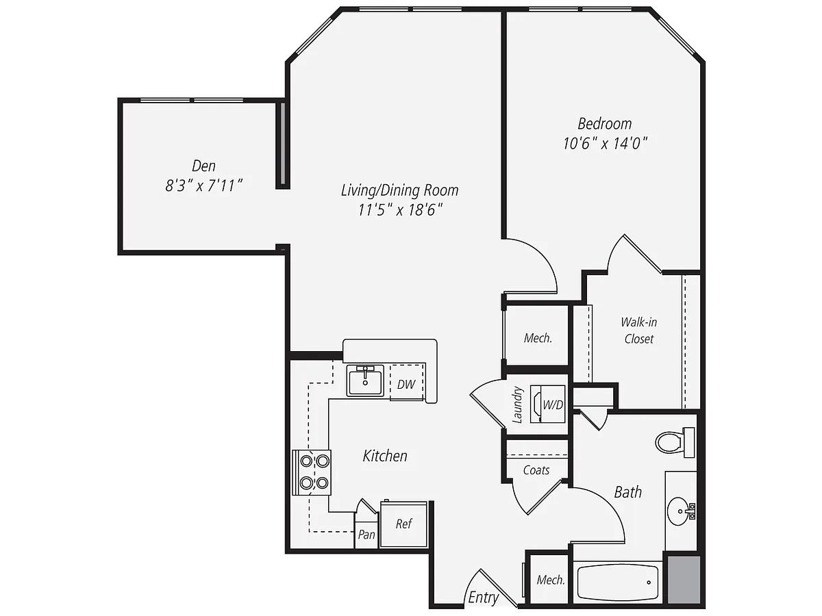 Floor plan A2D.5 Renovated