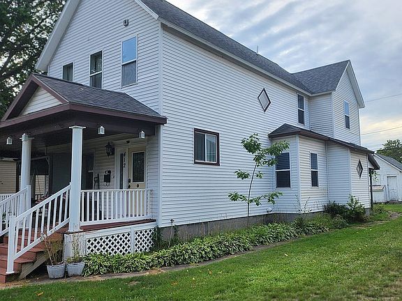 Northside of house