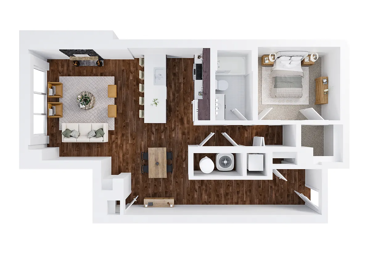 Floor plan 1X1