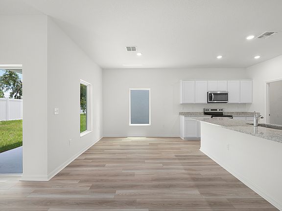 The dining room is perfect for hosting