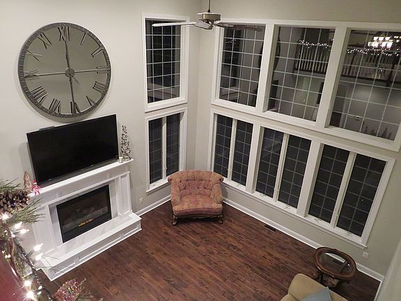 Top view living room