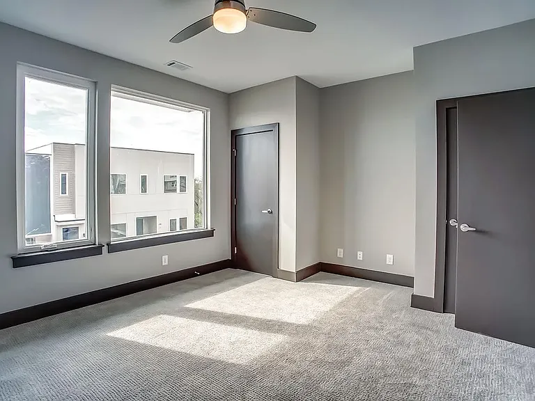 vacant master bedroom