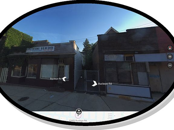 Home detached from store front property