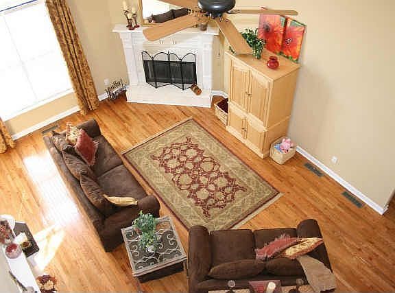 brand new wood floors on 1st floor