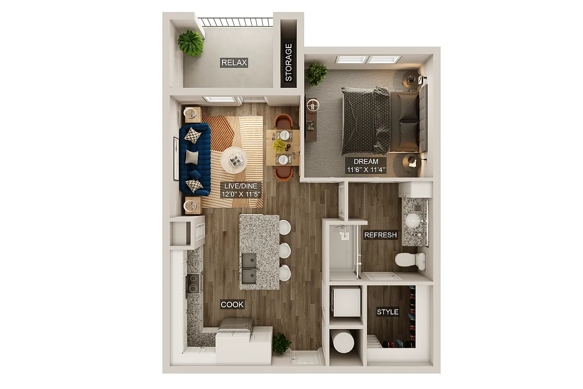 Floor plan A1