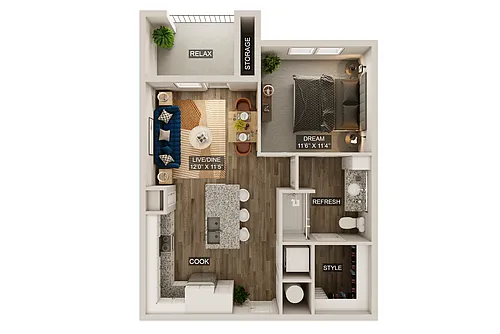 Floor plan A1