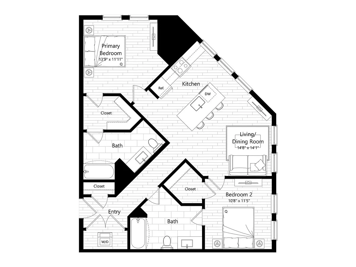 Floor plan B2