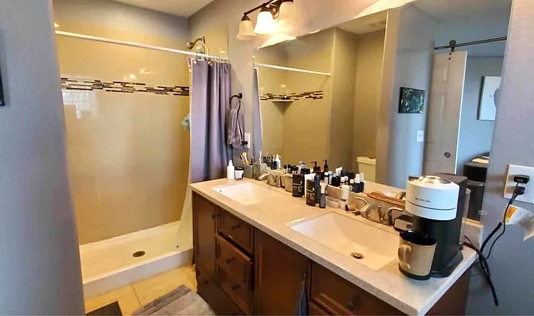 your private 5 piece bathroom