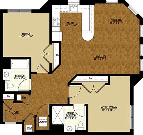 Floor plan K Luxury Plus