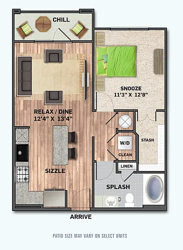 Floor plan A1B