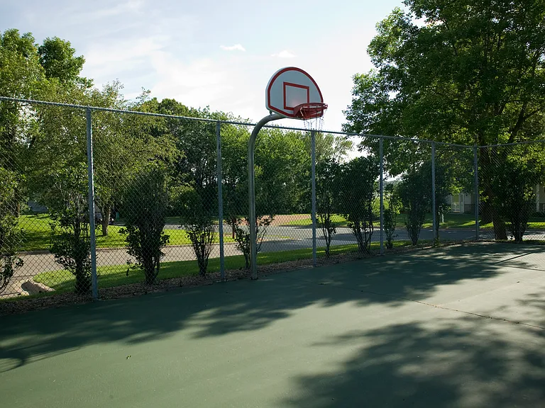 Community basketball court