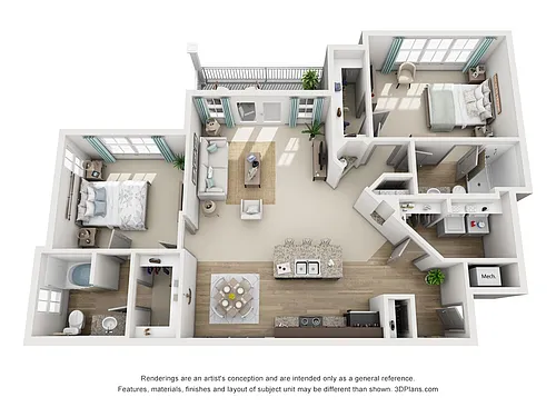 Floor plan Powell