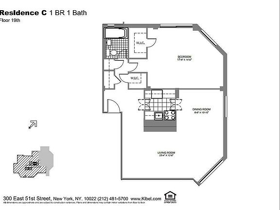 2nd image of 300 E 51st St APT 19C