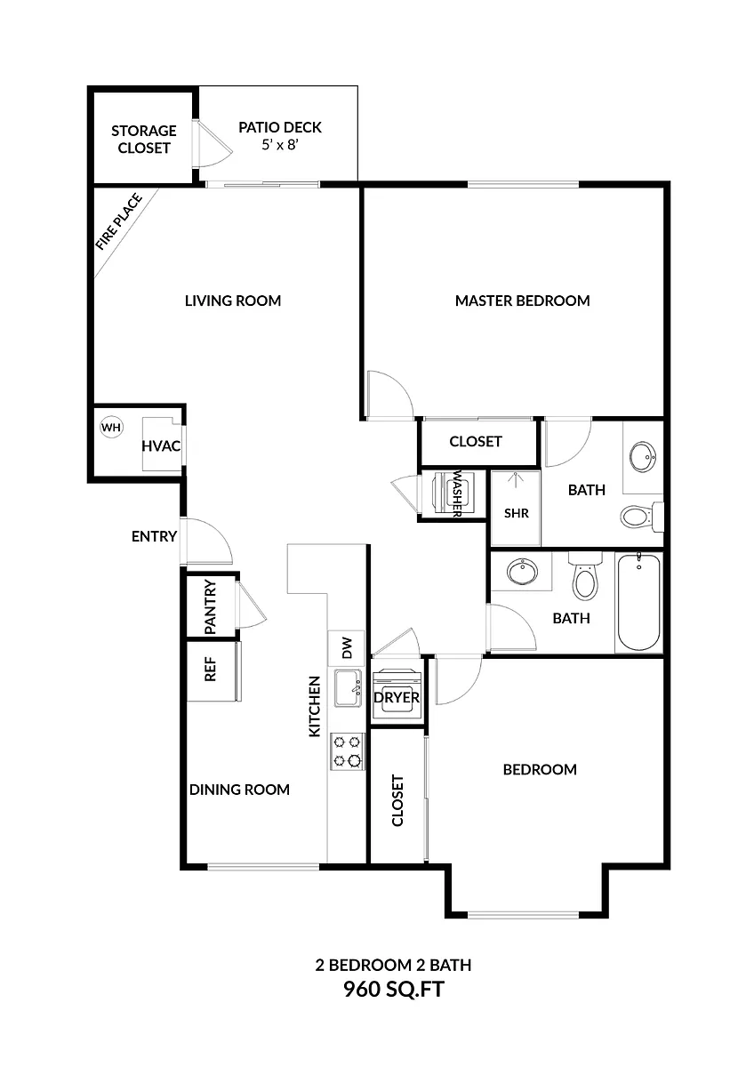 Floor plan 2X2